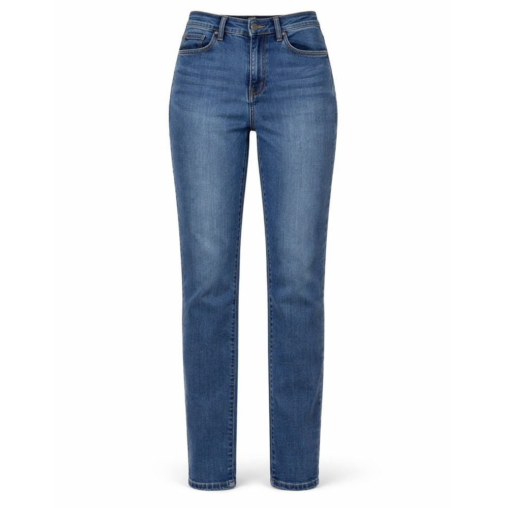 Buffalo Skinny Jeans Women 4/27 Blue High Rise Stretch Medium Wash‎ Whiskered
